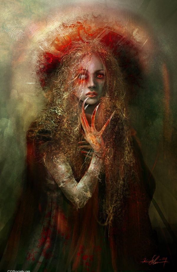 Dark Fantasy Art od Kirsi Salonen