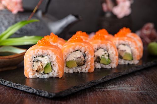 Įvairūs "Sushi" tipai