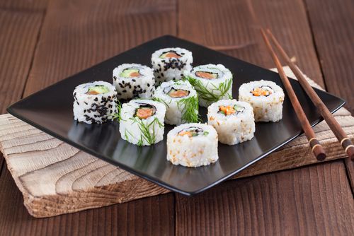 Diferite tipuri de sushi