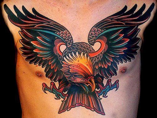 Eagle Tattoos - Top 150 positions and designs