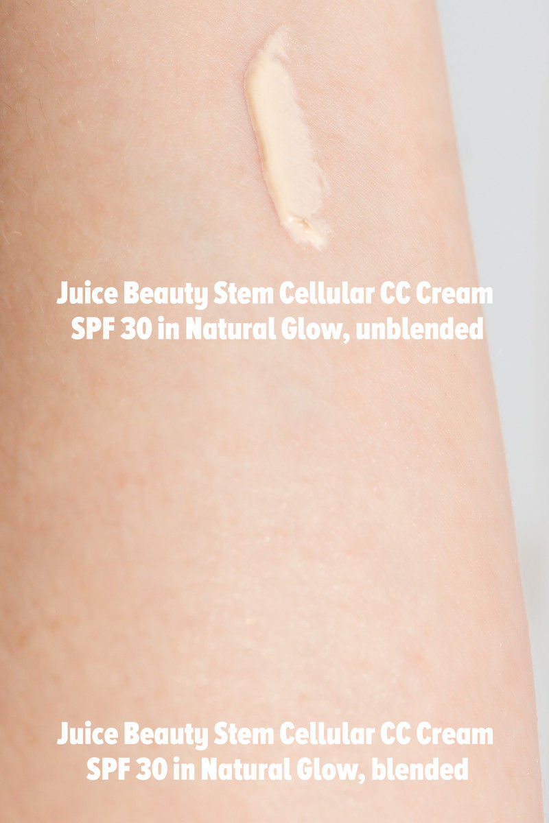 Gyümölcslé Beauty Stem Cellular CC Cream SPF 30 (swatches)
