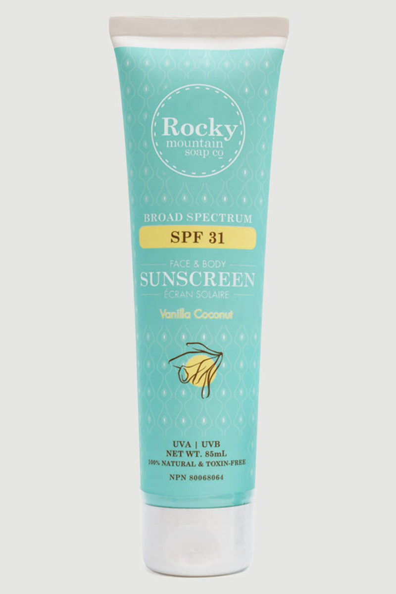 stâncos Mountain Soap Company Vanilla Coconut Natural Sunscreen SPF 31
