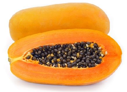 abortas su papaja-vaisiais