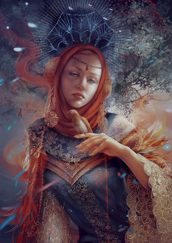 Vasilina Holodilina fantasy digitális művészete