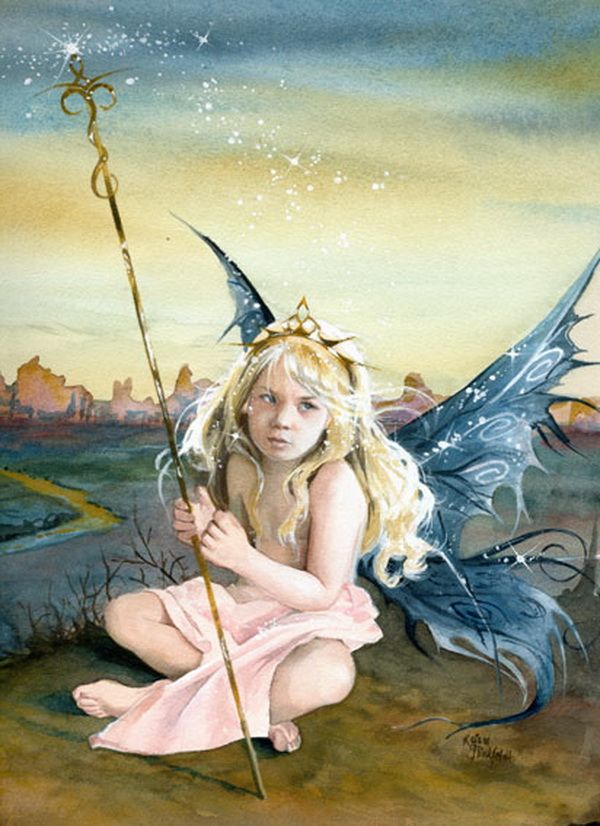 Kajsa Flinkfeldt fantasy festményei