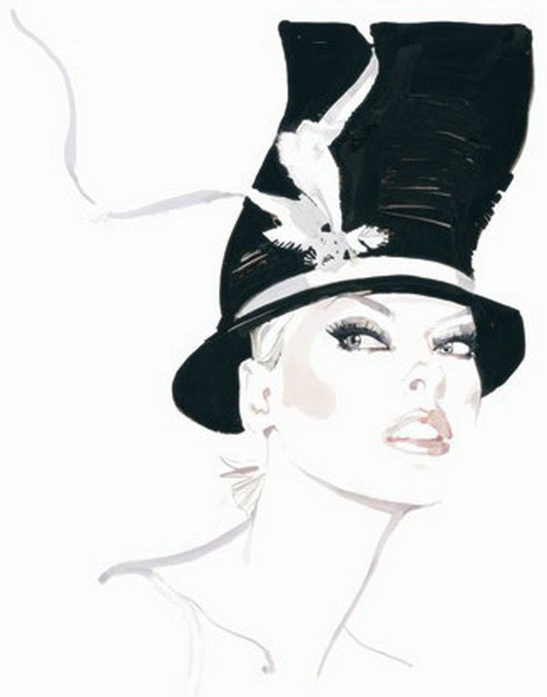 Fashion Illustrations by David Downton