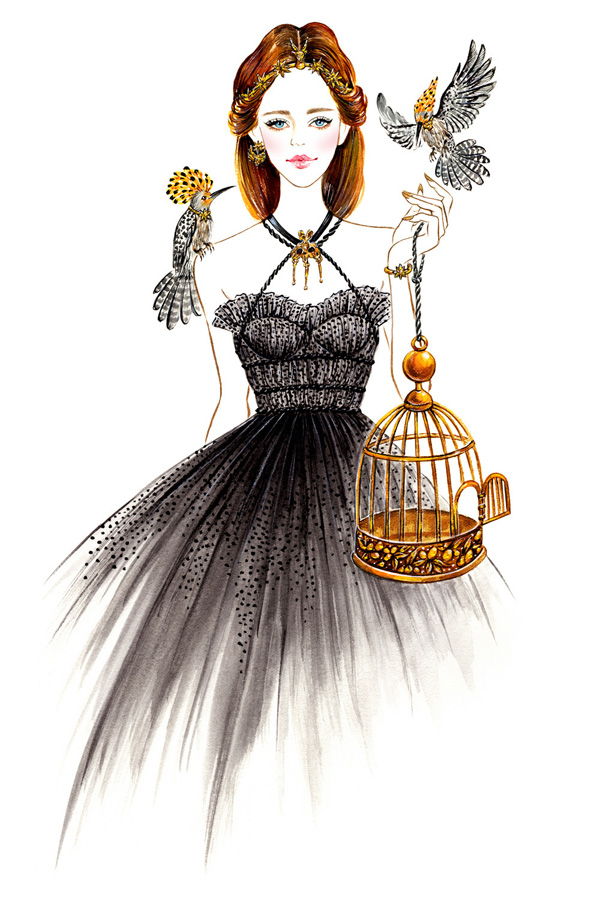 Set It Free, outfit inspired by Valentino Couture Fall 2015 collection