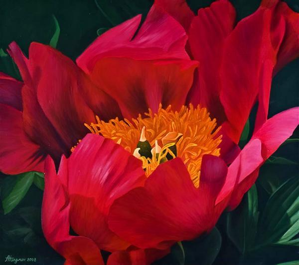 Gėlių paveikslai Andrejus Nikulin