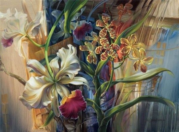Flower Paintings by Vie Dunn-Harr