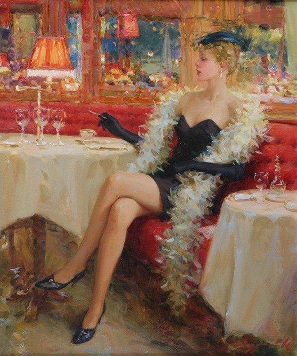 Glamorous Paintings by Konstantin Razumov
