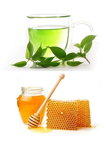 Zelena tea With honey
