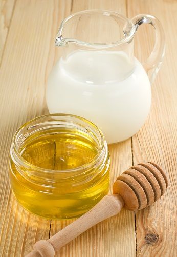 Domov Remedies for Black Spots - Milk and Honey Paste