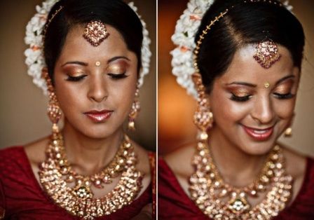 Hogyan kell csinálni Dél-Indiai esküvői smink képek Stílusok az életben