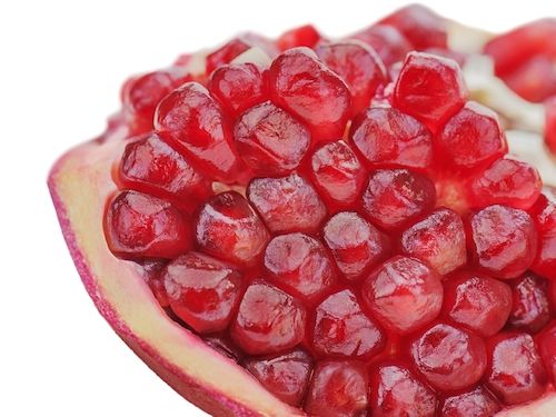 Cum to eat pomegranate