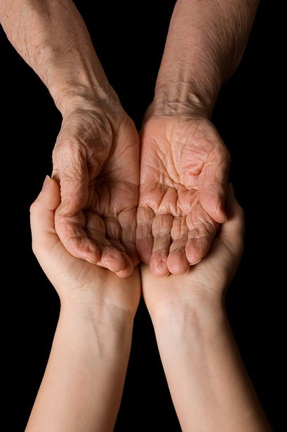 odstraniti wrinkles from hands