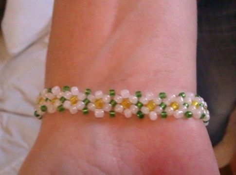 Margaretă Chain bead bracelet