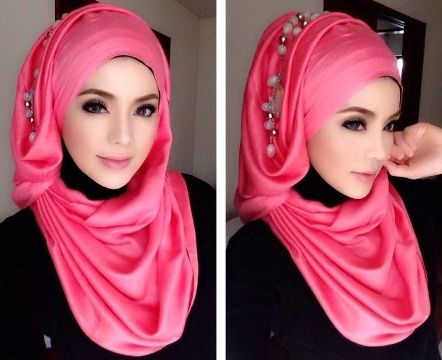 Hijab Styles for Long Face