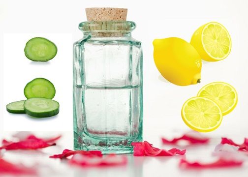 how to remove tan from face-Cucumber, Rose Water and Lemon Juice Pack