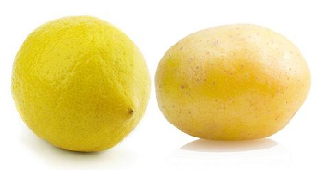 Cum to Remove Tan from Face-Lemon Juice with Potato