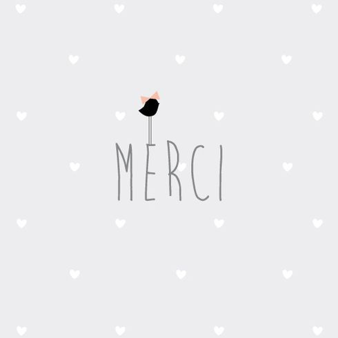 merci - thank you in french