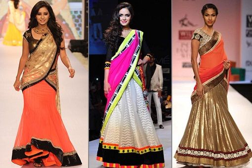 Drugačen ways to wear a saree 14