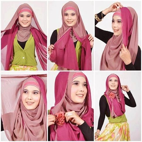 Pashmina Style Hijab