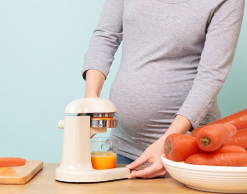 sárgarépa-alatt terhesség