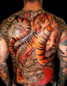 japán Tattoo Designs and Meanings - Tiger Tattoo
