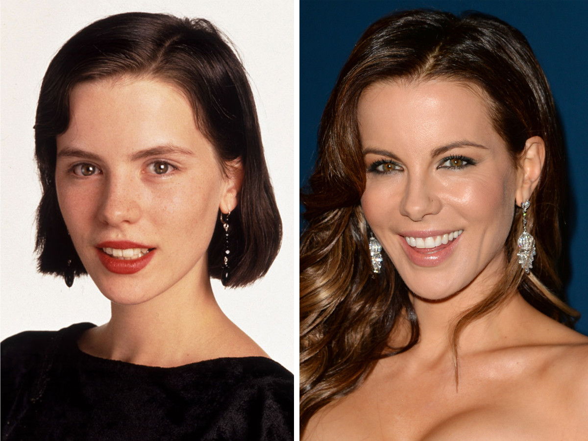Kate Beckinsale, înainte și după