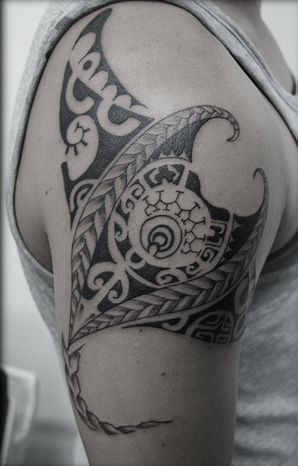 Manta Ray tattoo-29