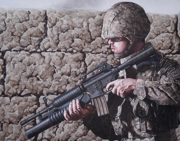Danny Quirk kariniai iliustracijos