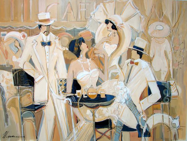 kavinė blanc by Isaac Maimon