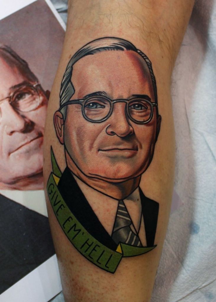 Praeitis and Future Presidents of the United States Tattoos