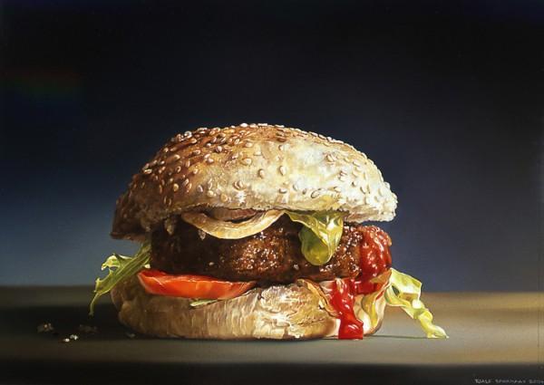 Tjalfo Sparnėjos fotorealistiniai maistiniai paveikslai
