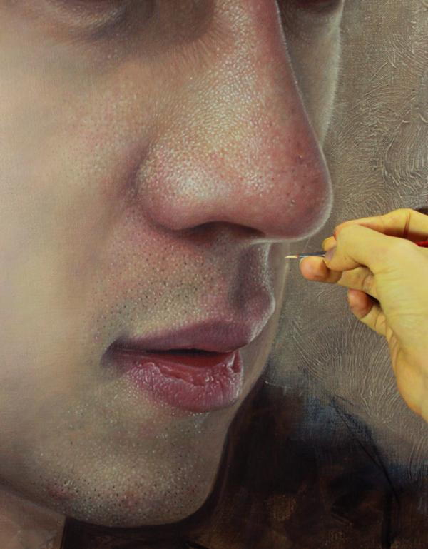 Realistic Portrait Paintings by Joongwon Jeong