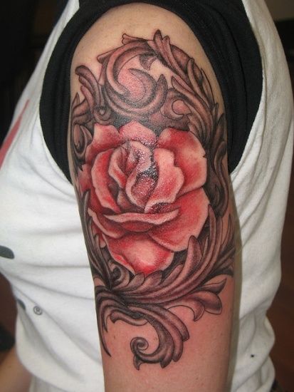 Trandafir tattoo designs