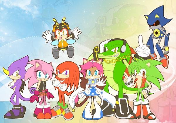 Sonic Characters by Mikuhoshi