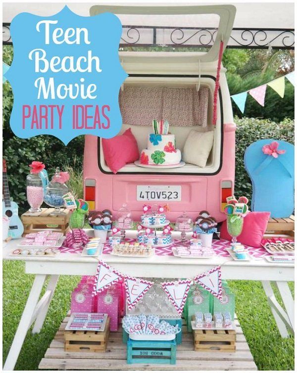 Summer Birthday Party For Girls_Teen Beach Movie Party