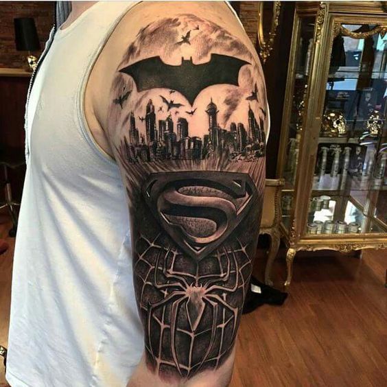 Superhero Tattoos: Our Favorites