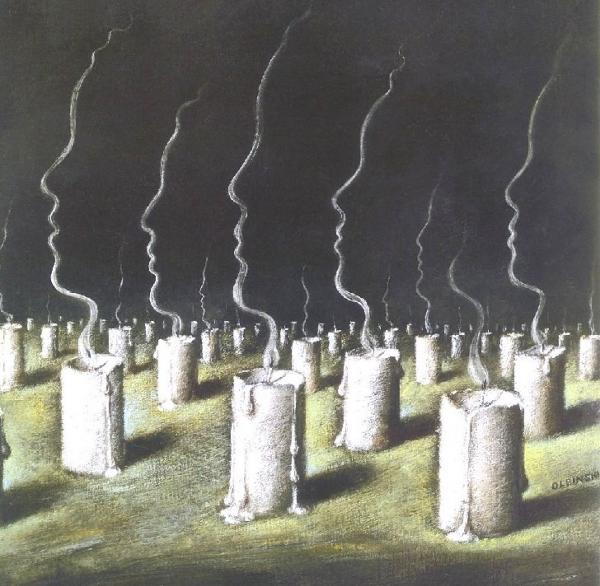 Rafelio Olbinskio siurrealistinis tapyba