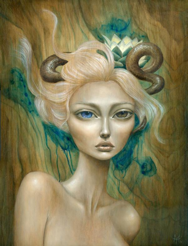 Surreal Portrait Paintings by Mandy Tsung