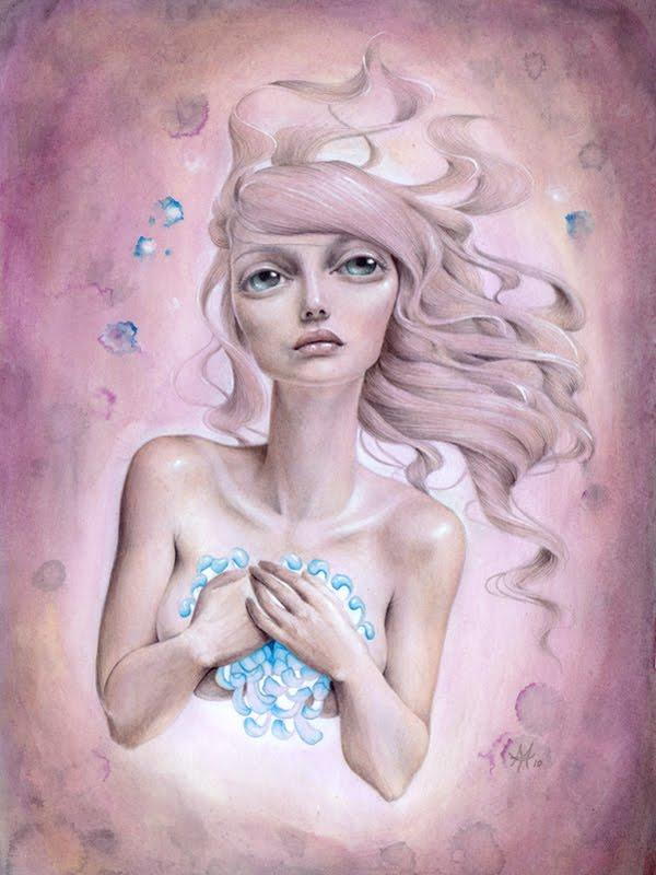 Surreal Portrait Paintings by Mandy Tsung