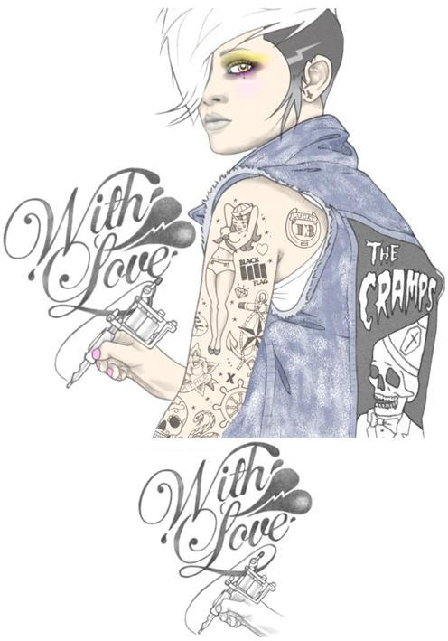 Ilustrații de tatuaje de Rik Lee