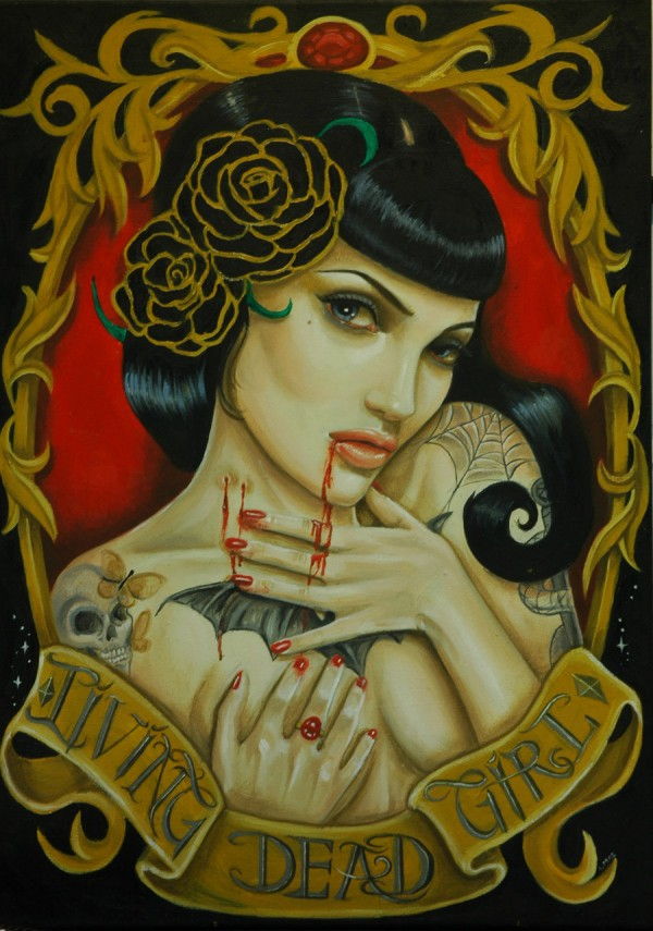 Lisa McIntyre tetováló festményei