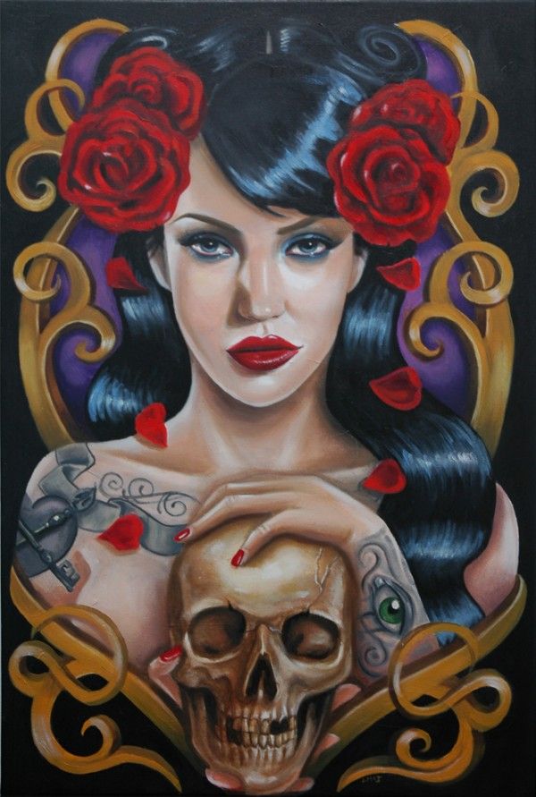 Lisa McIntyre tetováló festményei