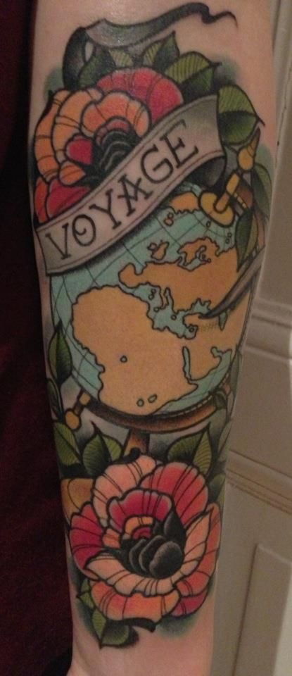 The Coolest World Map Tattoos Ever