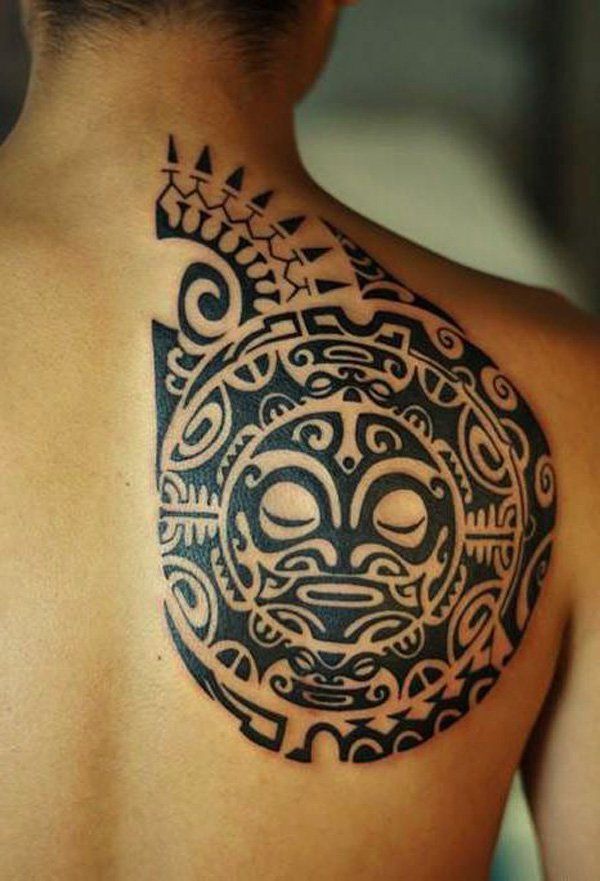 Hagyományos Polynesian Tattoo Design