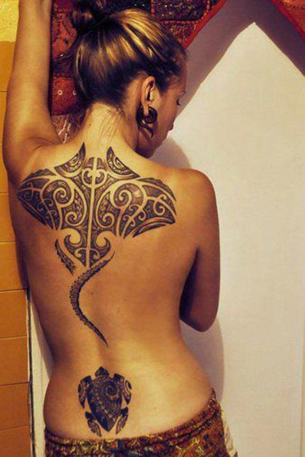 Marquesan tattoo for women