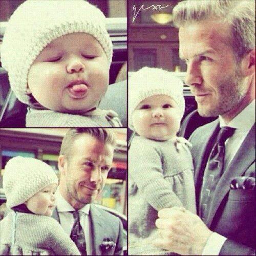 David Beckham & Harper