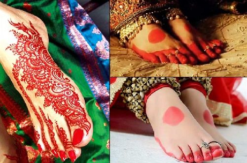 Hagyományos Bengali Mehndi Design for Feet’s